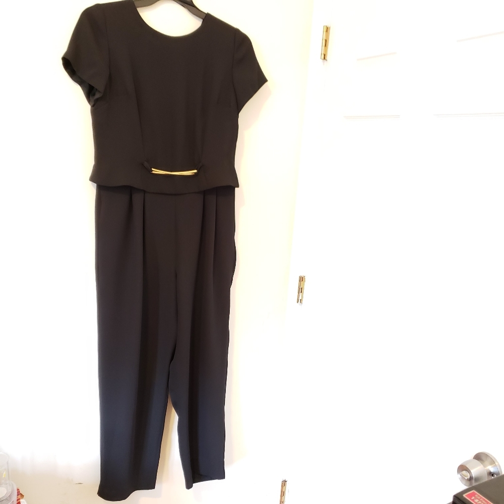 Liz Claiborne Women's Petite Black Jumpsuit